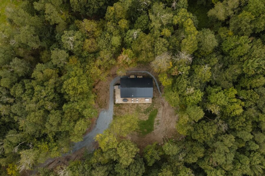 house in a forest